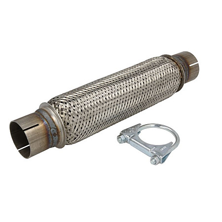 Tub flexibil sistem de esapament Amortizor de vibratii al sistemului de evacuare 55x280 pentru montarea rapida cu o clema JMJ JMJ 55X280S