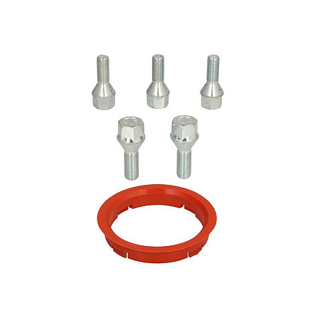 Trusa de montare a jantei de aliaj Fitting kit FZ25 74.1-66.6 B B12 60 cone M12x15 L26 1 kit / 1 wheel - 5 holes ITWHEELS ITW49022