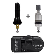 Senzor, sistem de control al presiunii pneuri TPMS wheel air sensor HAMATON U-Pro Hybrid 25 1pcs universal programmable with aluminium valve 433 MHz USA requires programming HAMATON HAM-HTS-A78DD