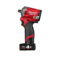 Pistol de impact pneumatic sursa de alimentare: pe baterii M12 FIWF12-422X patrat exterior 1/2 cuplu maxim: 339Nm 12V 2 x 2 / 4Ah impachetare: valiza baterie inclusa incarcator inclus MILWAUKEE 4933464616