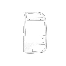 Cadru, oglinda exterioara Carcasa / capac al oglinzii laterale Dreapta MERCEDES SPRINTER 35-T B906 SPRINTER 3-T B906 06.06- OE MERCEDES 000 813 05 36