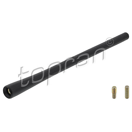 Antena Car aerial electric length 200 mm outer thread: M5/M6 SEAT MII TOLEDO IV SKODA CITIGO FABIA II ROOMSTER ROOMSTER PRAKTIK YETI VW LOAD UP POLO V UP! 09.06- HANS PRIES HP620 400