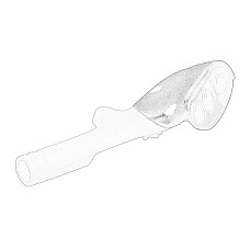 Maciulie maneta schimbat.vit. Gear shifter lever knob JOHN DEERE 6105R 6110M 6110R 6115 R 6115M 6120M 6120R 6125 M 6125 R 6130 R 6130M 6135R 6140 R 6145M 6145R 6150 R 6155M 6170 R 6175M 6175R 6190 R OE JOHN DEERE AL182043-JD