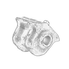 Bucsa, stabilizator CAUCIUC stabilizatorul frontal DREAPTA ACA3 Toyota RAV 4 ALA30 GSA33 05.11- OE TOYOTA 48815-42120