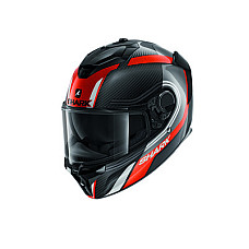 Cati integrale Casca casca cu fata intreaga SHARK SPARTAN GT CARBON TRACKER culoare alb/gri/negru/portocaliu marime S unisex SHARK HE7007E-DAW-S