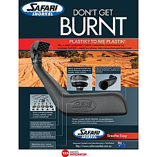 SAFARI Snorkel-Jeep Wrangler JK 2.8D si 3.8 V6 SAFARI SNORKEL SS1066HF