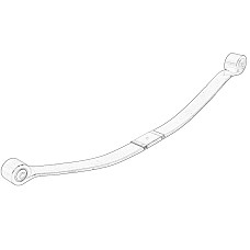 Arc foi Leaf of a spring rear with bushing FORD TRANSIT V363 2.0D/2.0DH/2.2D 08.13- OE FORD 2360769