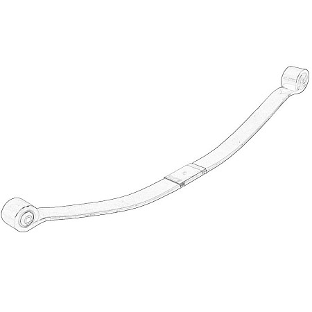 Arc foi Leaf of a spring rear with bushing FORD TRANSIT V363 2.0D/2.0DH/2.2D 08.13- OE FORD 2360769