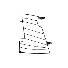 Acoperire, bara protectie Element bara cadru de protectie usoara Dreapta VOLVO FH II FH16 II 01.12- PACOL VOL-FB-020R