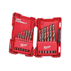Burghiu Drill bit kit HSS-Co 19 pcs drill bit diameter: 1 15 2 25 3 35 4 45 5 55 6 65 7 75 8 85 9 95 10mm intended use material: cast iron / steel MILWAUKEE 4932352470
