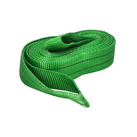 Chingi de asigurare Centura ridicare cu un singur strat fara terminal 2t 4m verde CARGOPARTS CARGO-SL-RND-2T4M