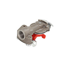 Cupla rapida Cuplaj pneumatic clanta dimensiune filet M22x15mm culoare rosu aplicatie remorca SCANIA 2 3 3 BUS 4 4 BUS K N BUS PGRT VOLVO FM9 NEOPLAN CITYLINER JETLINER SKYLINER KNORR KU 1305