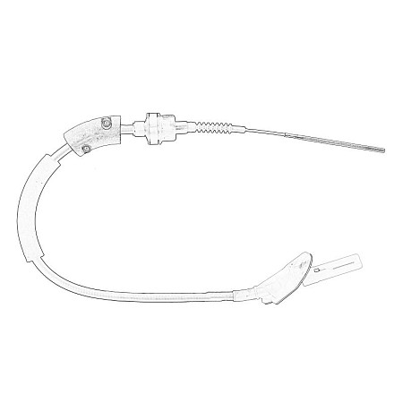 Cablu ambreiaj Clutch cable 995mm/665mm FIAT 500 500 C PANDA 1.2/1.2LPG/1.4 10.07- OE FIAT 55231065