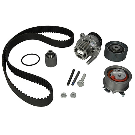Set pompa apa + curea dintata Set de sincronizare curea + scripete + pompa de apa AUDI A3 A4 B7 A6 C6 CHRYSLER SEBRING DODGE AVENGER CALIBER JOURNEY JEEP COMPASS PATRIOT MITSUBISHI GRANDIS 2.0D 02.03- HEPU PK05511