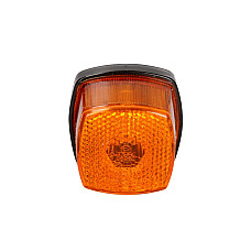 Lumina de delimitare HELLA obrysowka portocaliu pe negru 62x62 patrat in temeiul HELLA 2PS003 057-051