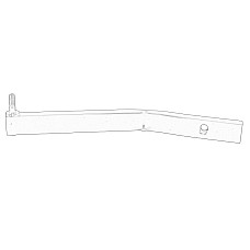 Acoperire fata Header panel support R lower part metal AUDI A4 B8 A5 8T 01.06-07.16 OE VW 8K0 805 528A