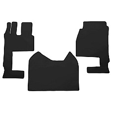 Covor compartiment picioare F-CORE convertible passenger seat on the whole floor quantity per set 3 szt. material - eco-leather plain colour - neagra wide cabin 250 cm MERCEDES ACTROS MP4 / MP5 07.11- F-CORE F-CORE SM04 BLACK