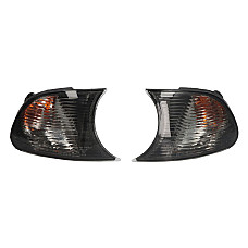 Semnalizator Lampa indicatoare fata L R afumata scratched fits BMW 3 E46 16 32 1297 1207 0409 DEPO 444 1512P AE S WYP