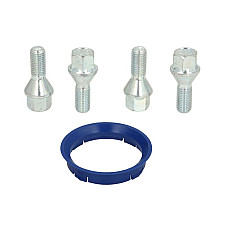 Trusa de montare a jantei de aliaj Fitting kit FZ05 63.3-57.1 B B12 60 cone M12x15 L26 1 kit / 1 wheel - 4 holes ITWHEELS ITW49020