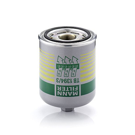 Element filtrant uscator aer, compresor Cartus cu uscator de aer cartus de desicator x125mm  dreapta fata-verso presiune 13bar separator en with gasket SCANIA 4 CITYWIDE INTERLINK IRIZAR CENTURY 05.96- MANN-FILTER TB 1394/3 X