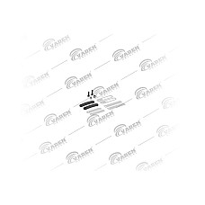 Set de reparaie, compresor aer comprimat Compressor repair kit KNORR fits LP49 valves VOLVO B10 FH12 FH16 FH16 II 01.78- VADEN 1300 050 260
