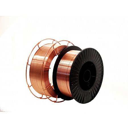 Accesorii si materiale pentru sudare Welding wire - SG2 steel 08mm spool quantity per packaging: 1pcs 15kg IDEAL DRUTMIG0.8/15/SG2/P