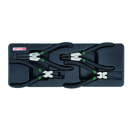Unelte (inserturi) pentru carucioare Introduceti tava cu instrumente pentru carucior setul de instrumente 4 szt. dimensiune cartus: 136x364 mm TOPTUL GBAT0401