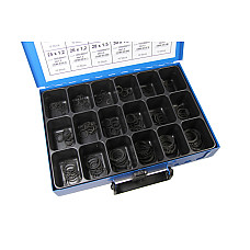 Inele Zestaw pierscieni seegera zewnetrznych 18 typow / 180 szt. DRESSELHAUS 4499/000/06 8547