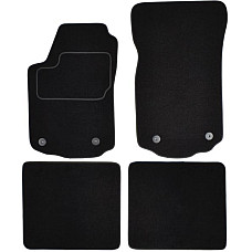 Covoras podea textil Floor mats Velours 4 pcs front/rear set colour neagra AUDI A6 C4 06.94-10.97 Saloon / Station wagon MAMMOOTH MMT A041 AUD155 PRM 01