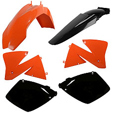 Kituri de plastic Off-road plastic accessories colour OEM KTM EXC 125-525 2001-2002 CEMOTO 91232 CEM