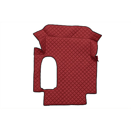 Covor compartiment picioare Covorase Auto F-CORE pentru tunelul central cantitate in set 1 szt. material - piele matlasata eko culoare - rosu cabina lata 250 cm MAN TGA 06.99- F-CORE F-CORE RH21 RED
