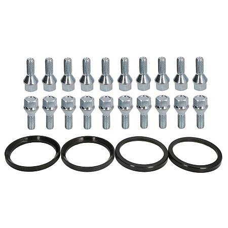 Trusa de montare a jantei de aliaj Fitting kit H 72x601 B M12x15x27 K19 1 kit / 4 wheels - B/N qty 20 MAK MAK 8000000602