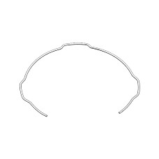 Arc, roata sincron - arbore antrenare Synchromesh element synchromesh protecting spring I-II gear CITROEN JUMPER I JUMPER II FIAT DUCATO SCUDO ULYSSE PEUGEOT BOXER 05.99- OE FIAT 9645385880