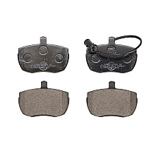 Set placute de frana Fata cu senzor de uzura integrat IVECO DAILY I DAILY II ALFA ROMEO AR 8 FORD TRANSIT LAND ROVER DISCOVERY I RANGE ROVER I ROVER 2000-3500 2.0-4.0 01.78-10.98 BRECK 21160 00 701 10