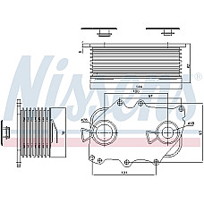 Radiator ulei, ulei motor Radiator ulei 78x52x144mm MAN FOCL HOCL L2000 LIONS CITY M 2000 L M 2000 M NL NM SL II SU TGL I D0826LF15-D0836LOH73 08.95- HIGHWAY 30031007HW
