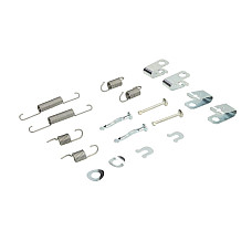 Set accesorii, saboti frana parcare Set de montaj pantofi de frana UKENDT NISSAN X-TRAIL III SUBARU FORESTER XV 1.6-2.5 03.12- QUICK BRAKE QB105-0028