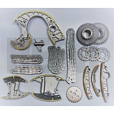 Chit lant de distributie Timing set chain + sprocket AUDI A4 B7 A6 ALLROAD C6 A6 C6 A8 D3 Q7 VW PHAETON TOUAREG 2.7D/3.0D/4.0D 05.03-08.11 HEPU HEP21-0547