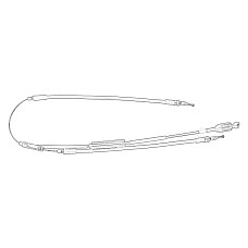 Cablu, frana de parcare Handbrake cable middle 1790mm/733mm brake type: electric OPEL ASTRA J 1.3D-2.0D 10.10- OE OPEL 13441135