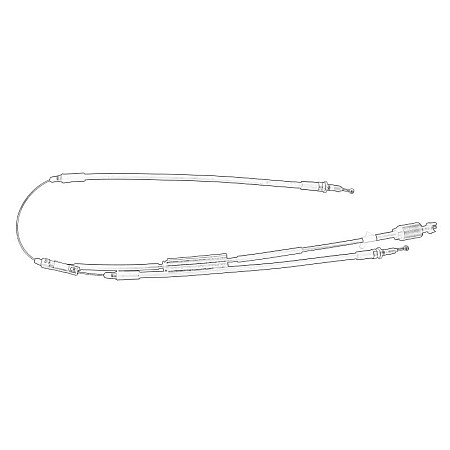 Cablu, frana de parcare Handbrake cable middle 1790mm/733mm brake type: electric OPEL ASTRA J 1.3D-2.0D 10.10- OE OPEL 13441135