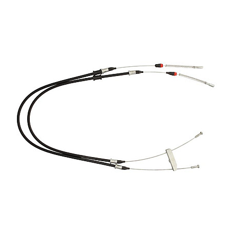 Cablu, frana de parcare Handbrake cable rear L/R 1550mm/850mm OPEL OMEGA A OMEGA B SENATOR B 1.8-3.2 09.86-07.03 ABE C7X020ABE