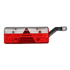 Stop spate Rear lamp R EUROPOINT III LED 24V triangular reflector with extension arm lamp connector: 4x 2PIN/ASS2 7PIN ASPOCK A25-7420-511
