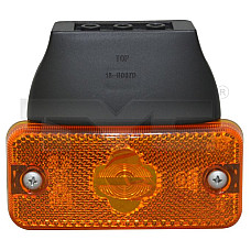 Semnalizator Outline marker lights side L/R colour: orange with hanger with gasket/seal and bolts W5W IVECO DAILY III DAILY IV DAILY V DAILY VI CITROEN JUMPER FIAT DUCATO PEUGEOT BOXER 05.99-04.19 TYC TYC 18-11007-01-9