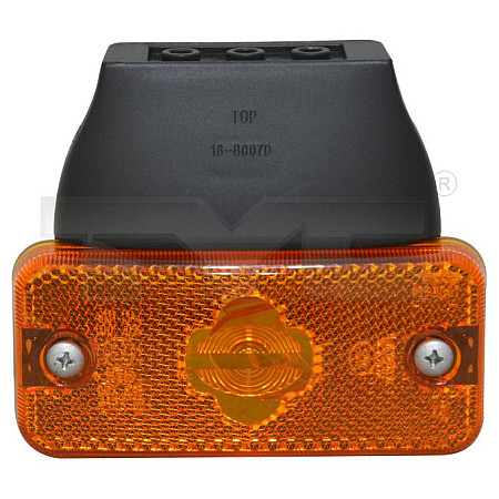 Semnalizator Outline marker lights side L/R colour: orange with hanger with gasket/seal and bolts W5W IVECO DAILY III DAILY IV DAILY V DAILY VI CITROEN JUMPER FIAT DUCATO PEUGEOT BOXER 05.99-04.19 TYC TYC 18-11007-01-9