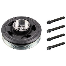 Fulie curea, arbore cotit Crankshaft pulley with bolts BMW 1 F20 1 F21 2 F45 2 GRAN TOURER F46 X1 F48 MINI F55 F56 F57 CLUBMAN F54 COUNTRYMAN F60 1.5D 10.13- SWAG SW33102735