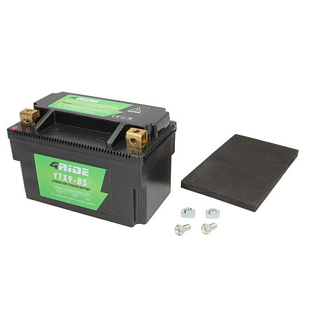 Acumulator Pornire Battery Lithium-ion/Starting 4 RIDE 12V 160A L+ Maintenance free 149x87x94mm Started YTX9-BS AEON COBRA OVERLAND APRILIA AF1 LEONARDO MOJITO PEGASO RED ROSE RS RX 25-1000 1982-2019 4 RIDE YTX9-BS 4RIDE LI-ION