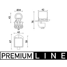 Rezistena in serie, motor electric (ventilator radiator) Rezistenta ventilator mai rece OPEL CORSA D 1.4/1.4LPG 07.06-08.14 MAHLE CFR 2 000P