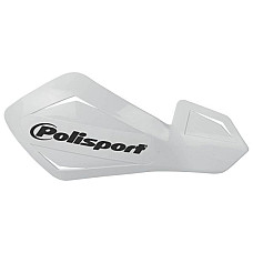 Plastic off-road Hand-guards EVADE w/ DECAL colour: white with universal fitting kit CEMOTO 8305800120 CEM