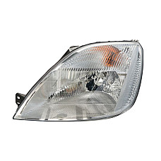Far Lampa frontala Stanga halogen H4/PY21W/W5W electric cu motor bec FORD FIESTA V -03.05 VISTEON/VARROC 20-201-01013