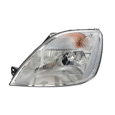 Far Lampa frontala Stanga halogen H4/PY21W/W5W electric cu motor bec FORD FIESTA V -03.05 VISTEON/VARROC 20-201-01013