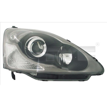 Far Lampa frontala Dreapta H1/HB3 electric fara motoras culoare insert: negru HONDA CIVIC VII -09.05 TYC TYC 20-0339-05-2